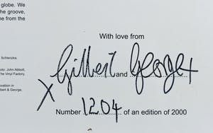 Gilbert & George - The Thoughts of Gilbert & George - gesigneerd en genummerd kopen? Bied vanaf 1!