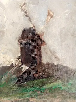 Herman Moerkerk - Hollands impressionistisch landschap kopen? Bied vanaf 150!