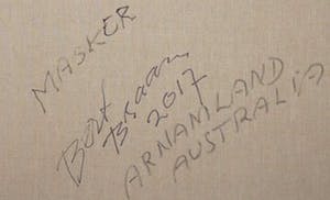 Bert Braam - Acryl op doek, Masker (Groot) kopen? Bied vanaf 140!