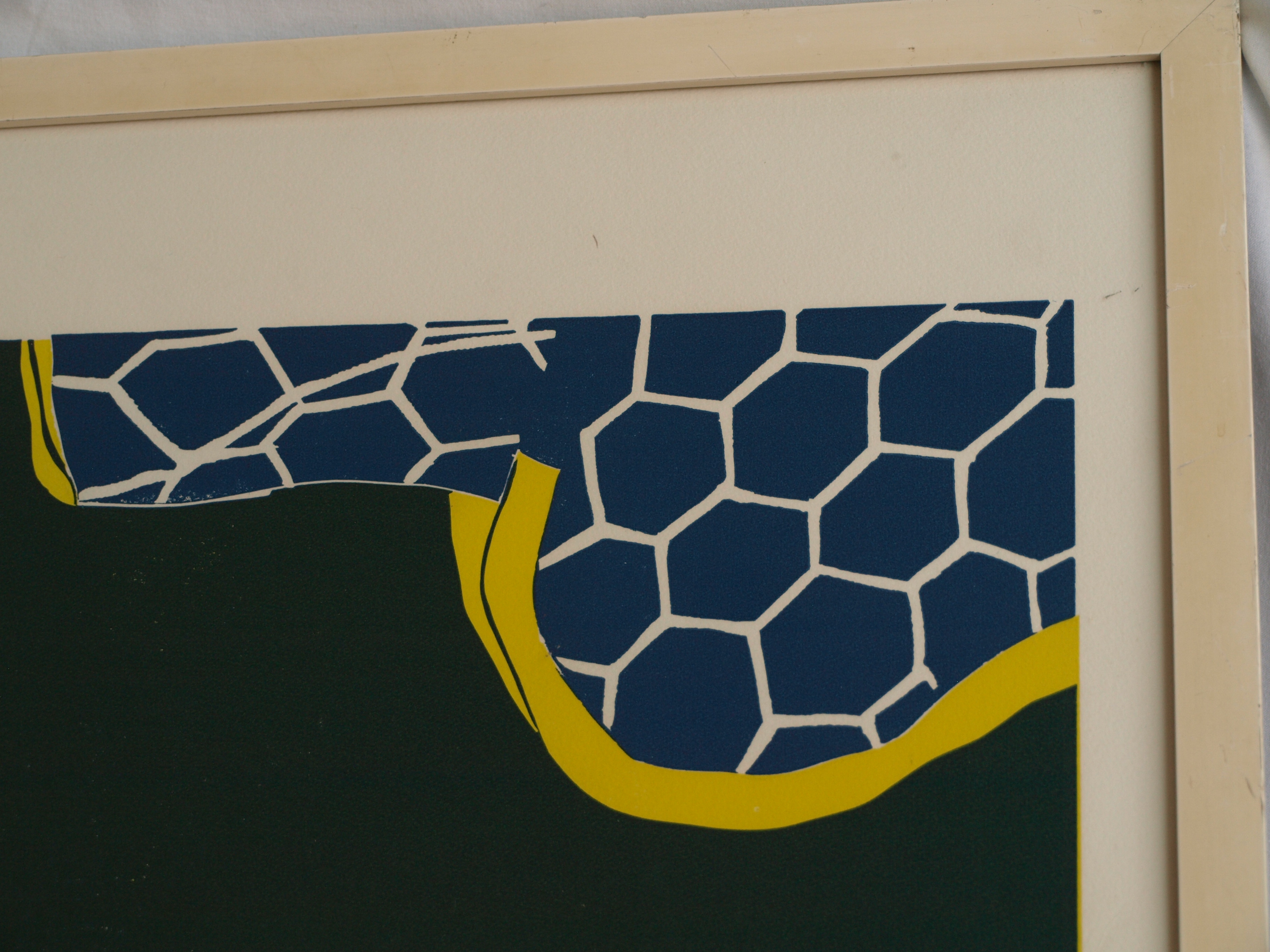 Niet of onleesbaar gesigneerd - Zeefdruk , Zonder titel - gesigneerd & ingelijst - 1968  kopen? Bied vanaf 1!