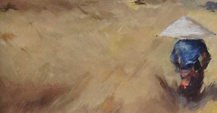 Niet of onleesbaar gesigneerd - B14, Indonesisch Landschap kopen? Bied vanaf 1!