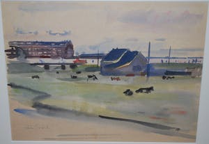 Hein Stork - Aquarel rond Amsterdam en daarbij een gesigneerd en genummerd boek kopen? Bied vanaf 90!