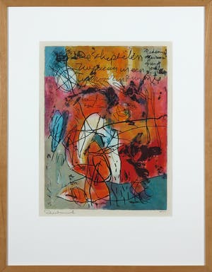 Mohamed Quraish - Zeefdruk, De schepselen - Ingelijst kopen? Bied vanaf 20!