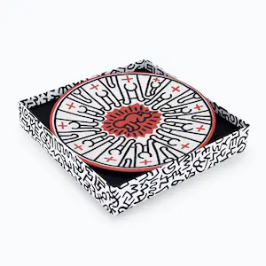 Keith Haring - Keith Haring Porcelain Plate Child Linge Blanc porselein kopen? Bied vanaf 130!