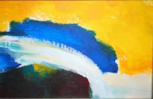 Frea Lenger - 3 abstracte kleine schilderijen (2x onbekend) kopen? Bied vanaf 75!