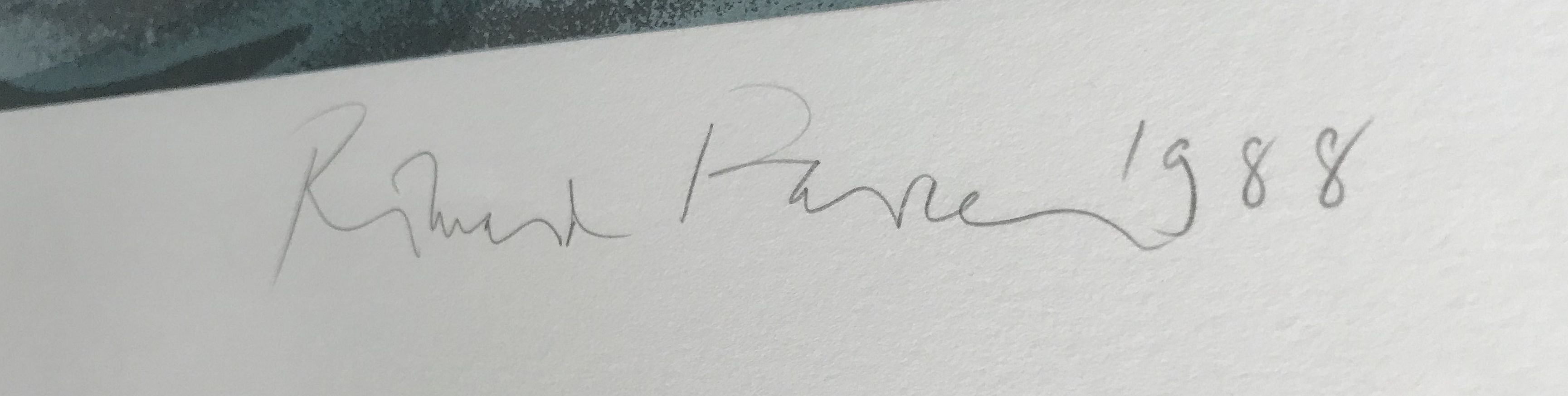 Niet of onleesbaar gesigneerd - litho, Londen Albert bridge, 1988, gesigneerd kopen? Bied vanaf 1!