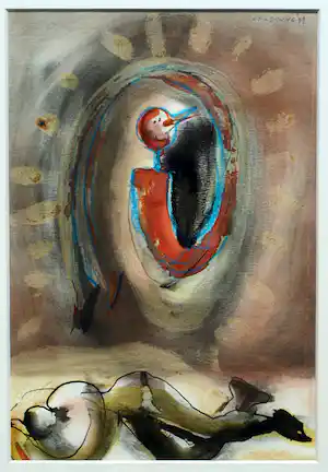 Roberto Caradonna - Ingelijste aquarel & inkt , Pinokkio , Pinocchio – 1999 verkauft für € 50!