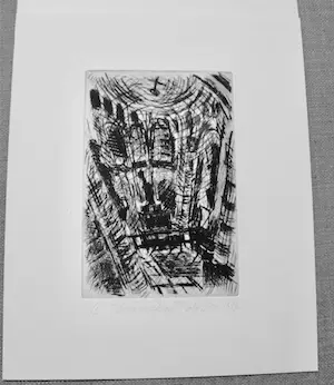 Jan de Beus - Ets uit kleine oplage "Commafray" (?) kopen? Bied vanaf 25!