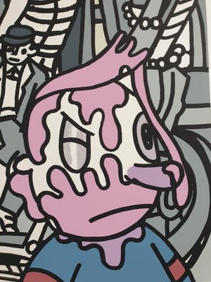 Erro - Zonder Titel (Fernand Léger ) - 72 x 51 cm - Gesigneerd en gedateerd 2018 kopen? Bied vanaf 175!