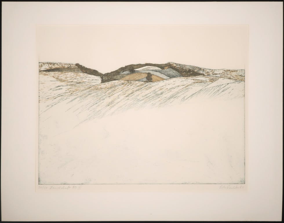 Peter Redeker - Peter Redeker: Ets, Landschaft 80 VI kopen? Bied vanaf 1!