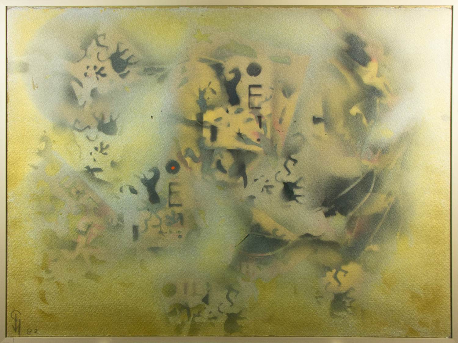 Pieter van Goudzwaard - Airbrush, Verkiezing - Ingelijst verkocht voor € 60!