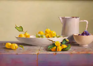 Hans Habraken - Stilleven met Pruimen kopen? Bied vanaf 895!