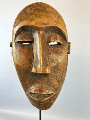 Dogon - Tribal used African mask from the Dogon - Congo. verkocht voor € 45!