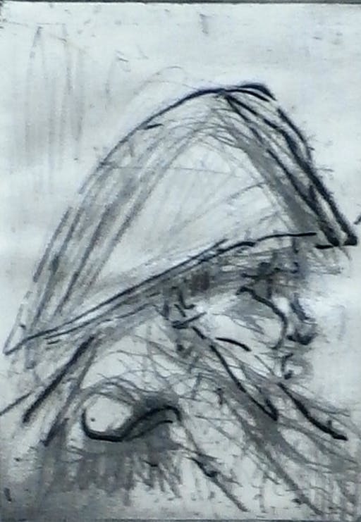 Dirkje Kuik - Ets + droge naald verkocht voor € 45!