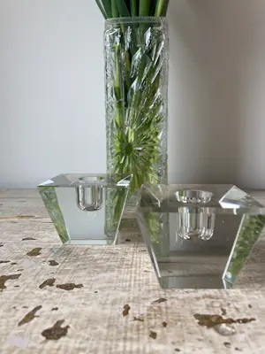 Kosta Boda - Vintage Kosta Boda Kristallen Kandelaars Jaren '80 kopen? Bied vanaf 20!