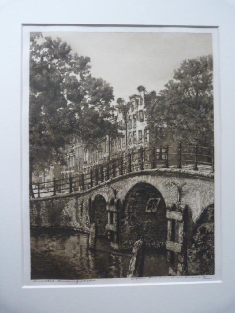 Cornelis Brandenburg - Keizersgracht Amstel + oeuvre boek verkocht voor € 80!