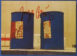 Joseph Beuys - Set van een gesigneerde postkaart en Filzpostkarte kopen? Bied vanaf 1!