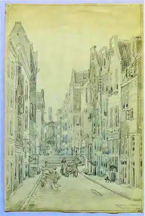 Eugene Rensburg - Begijnestraat, Rotterdam verkocht voor € 40!