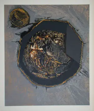Jean Piaubert - Composition abstrait II. - 1964 - Originele zeefdruk gesigneerd en genummerd kopen? Bied vanaf 70!