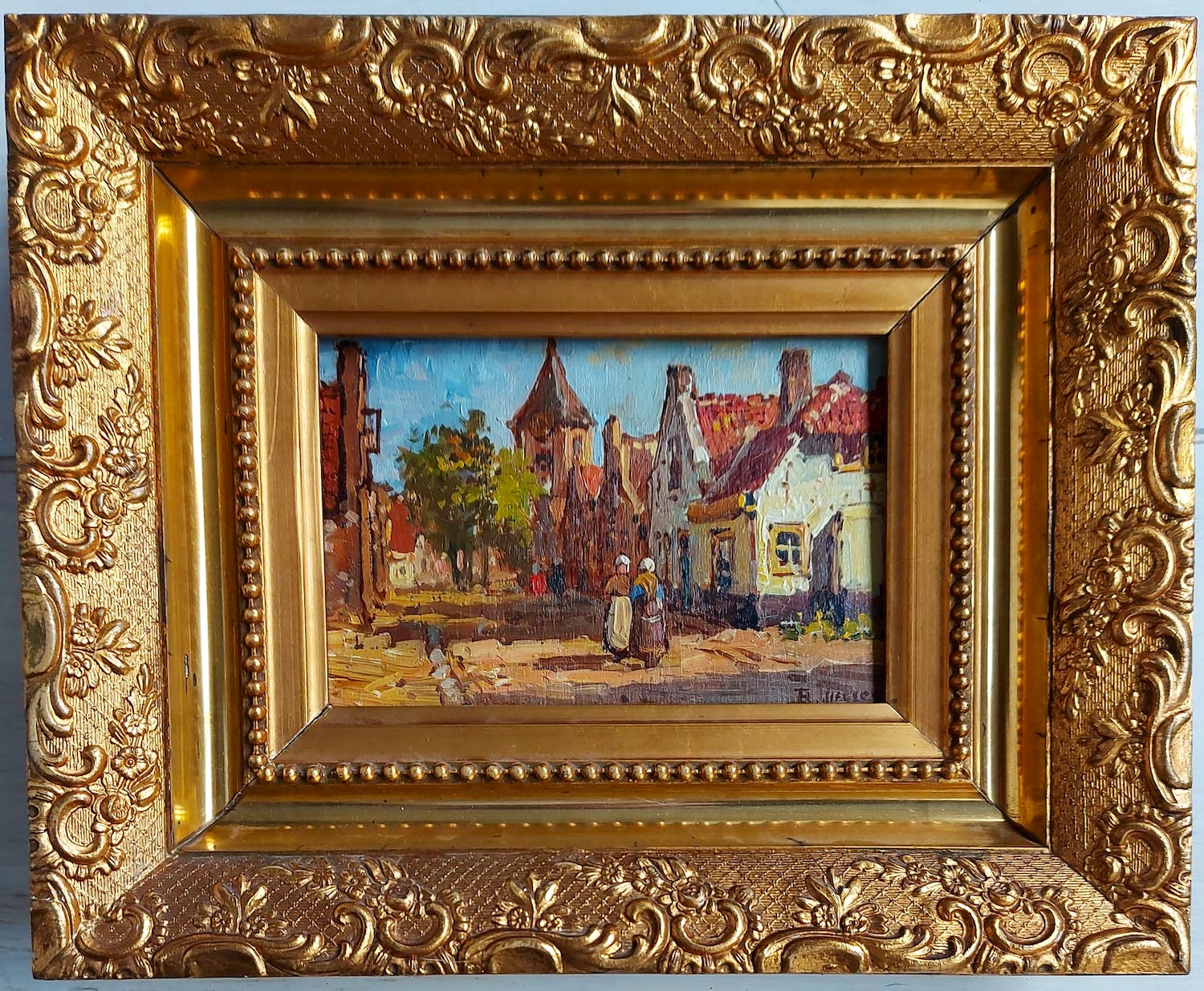 Ben Viegers - Nootdorp - personnel in een Holland straatje verkocht voor € 925!