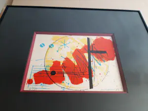 Sam Middleton - Litho, Titel, : Jazz II - Ingelijst. kopen? Bied vanaf 70!