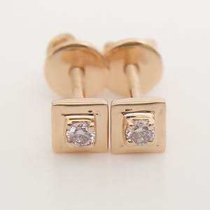 Pink Diamond Stud Earrings kopen? Bied vanaf 130!