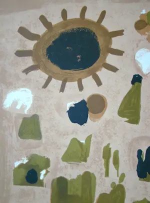 Roger Bissiere - Abstracte compositie - 1964 - Originele lithografie - Mourlot kopen? Bied vanaf 100!