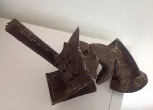 AcheterMartin Guyaux - Naakte vrouwfiguur abstracte compositie? Enchérissez de 275!
