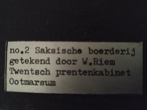 Wim Riem - no.2 Saksische boerderij kopen? Bied vanaf 30!