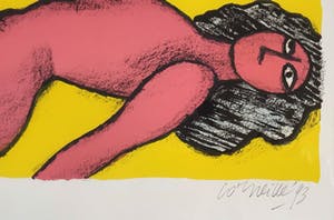 Corneille - Zeefdruk, Memoire de Bali III | Ingelijst kopen? Bied vanaf 1!