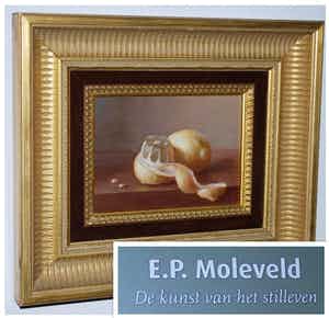 Eduard Pieter Moleveld - Stilleven met citroenen - incl. het monumentale De kunst van het stilleven verkocht voor € 125!
