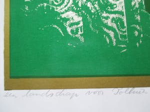 Jos Muris - Zeefdruk "Een landschap voor Tolkien" kopen? Bied vanaf 40!