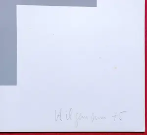 Ewerdt Hilgemann - Geometrische compositie, zeefdruk kopen? Bied vanaf 195!