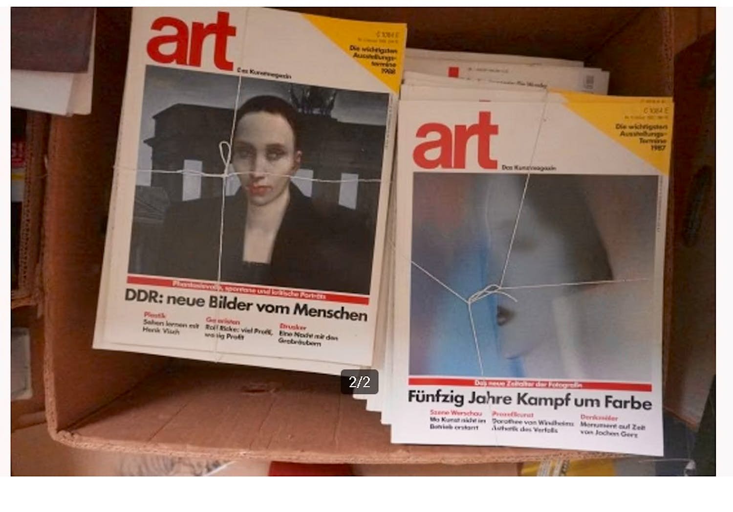 Various Artists Books - Art Kunstmagazine Duits kunsttijdschrift kopen? Bied vanaf 50!