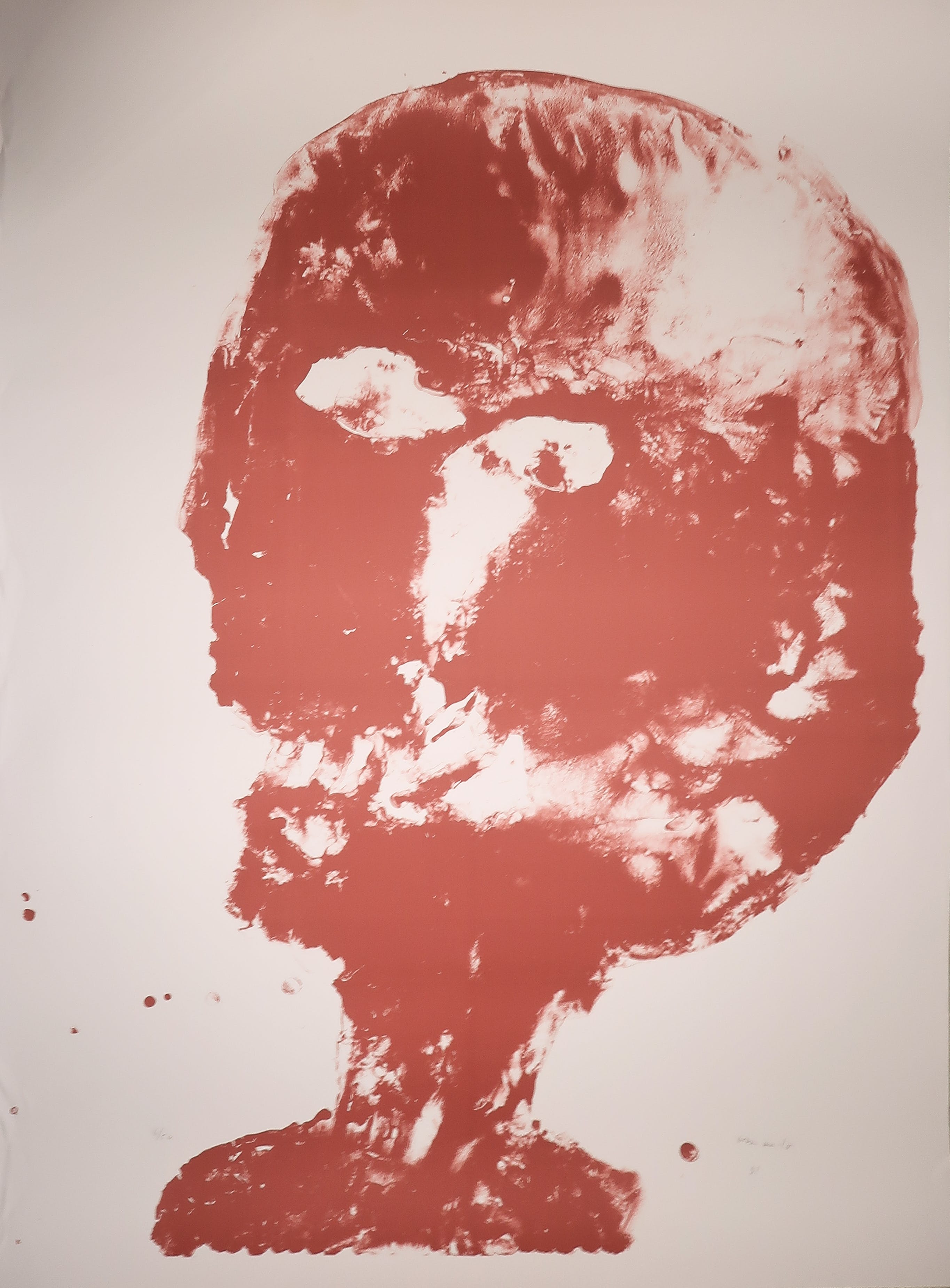 Armando - Litho, Der Kopf (Groot!) verkocht voor € 200!