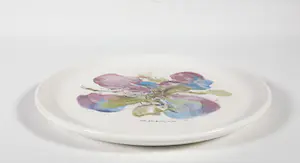 Zao Wou-Ki - Porseleinen bord door Atelier de Segries - L'orchidée kopen? Bied vanaf 1!