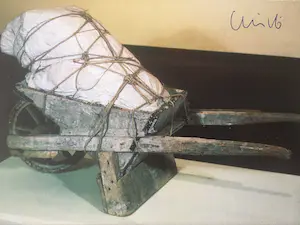 Christo - Wheelbarrow handgesigneerd + Kader + BOEK: THE PARIS SCULPTURES kopen? Bied vanaf 100!