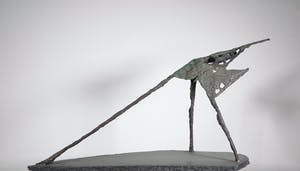 Jan Steen (II) - Brons op plaat van graniet, De schilddrager kopen? Bied vanaf 800!