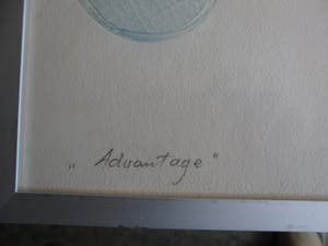 Leentje Linders - Ets en Blinddruk, Ad van Tage- Ingelijst kopen? Bied vanaf 35!