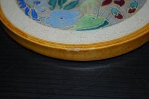 Faience- en Tegelfabriek Westraven - Ronde Cloisonne-tegel ⌀ 13.5 cm kopen? Bied vanaf 50!