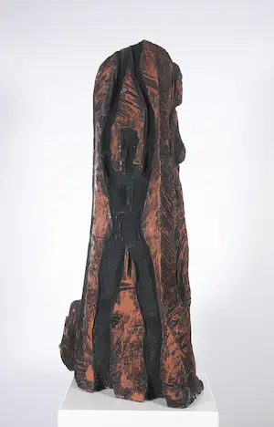 Jovan Arsenovic - Beschilderd houten sculptuur, Androgyne kopen? Bied vanaf 1!