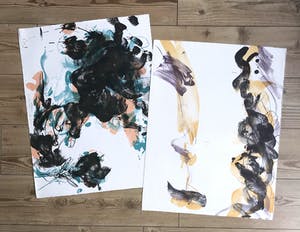 Ger Lataster - Lot van 2 litho’s, Z.T. kopen? Bied vanaf 60!