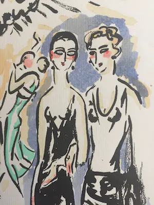 Kees van Dongen - Pochoir - Op het feest kopen? Bied vanaf 300!