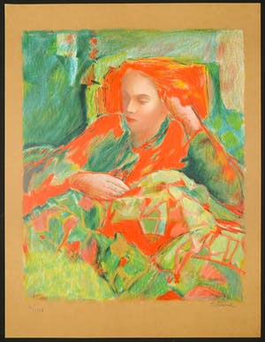 Claudia Steine - Litho, Zonder titel kopen? Bied vanaf 20!