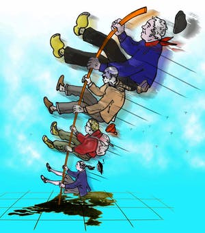 Louis Radstaak - werk gemaakt voor NRC Handelsblad (economieredactie) kopen? Bied vanaf 50!