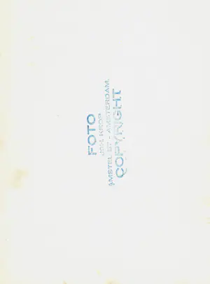 Hildo Krop - Aan het werk in zijn atelier, vintage gelatinezilverdruk kopen? Bied vanaf 95!