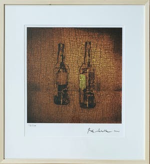 Rob Scholte - Craquele flessen | Mis en bouteille dans Noscaves | Nieuw ingelijst kopen? Bied vanaf 95!