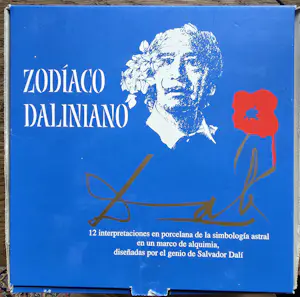 Salvador Dali - Porseleinen bord "Waterman/ Acuario" - diameter 21 cm - 75/5000 kopen? Bied vanaf 50!