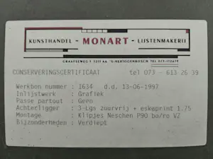 Theo Wolvecamp - Theo Wolvecamp orginele litho met lijst handgesigneerd 1989 Cobra kopen? Bied vanaf 225!