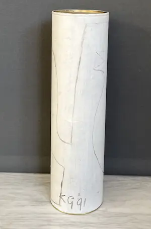 Klaas Gubbels - Handbeschilderde koker - object kaufen? Bieten Sie von 250!